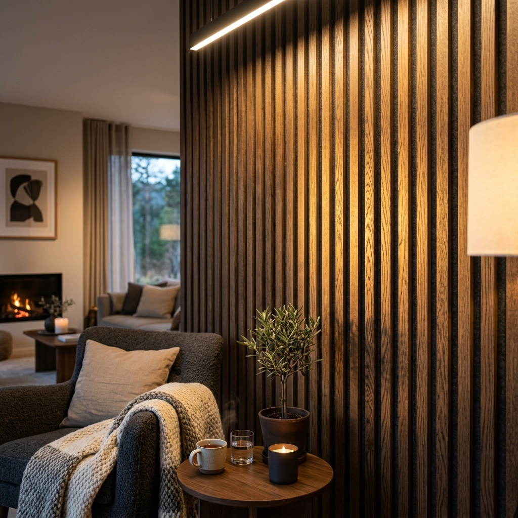 Acoustic Wood Slat Walls